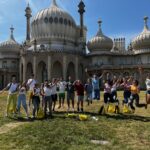 Estudiantes de Fun Time durante una excursión a Brighton